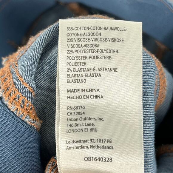 Free People We The Free Jeans Flare CRVY 27 Blue Pull On - Picture 4 of 6